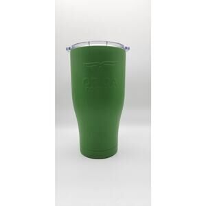 ORCA Coolers Green Insulated Tumbler | Stainless Steel | Clear Lid | Travel Cup